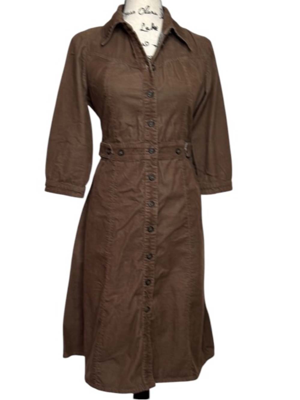 💥NoaNoa Cordoroy Dress Duster Brown Size XS